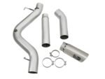 aFe LARGE Bore HD 5in Exhausts DPF-Back SS w/ Pol Tips 16-17 GM Diesel Truck V8-6.6L (td) LML/L5P - Image 4