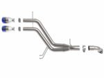 aFe Takeda 13-17 Hyundai Veloster L4-1.6L 2-1/2in 304 SS Axle-Back Exhaust w/ Blue Flame Tips - Image 3