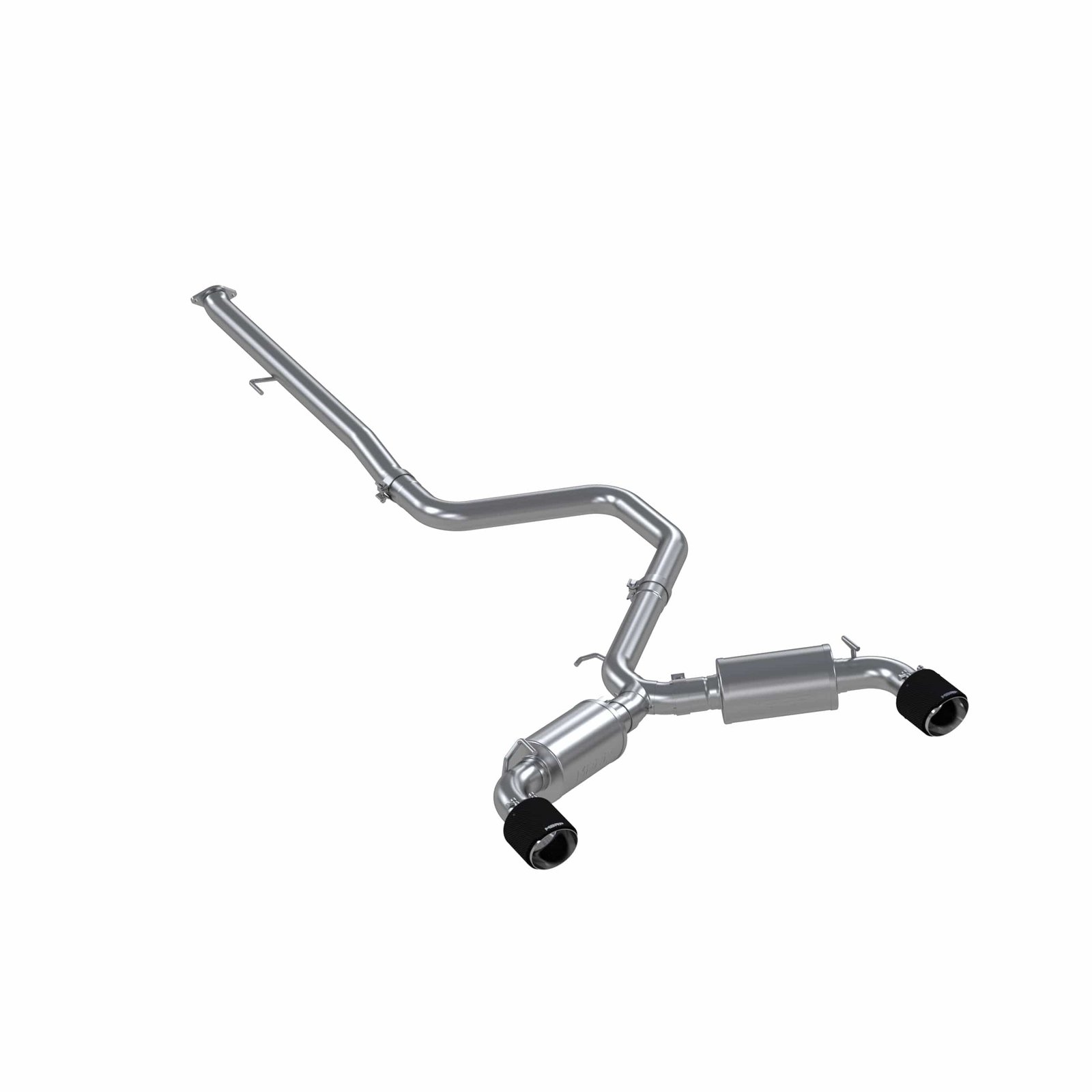 cdda22f3d09d0.jpg MBRP 2019+ Hyundai Veloster N 2.0L Turbo 3in Cat Back - T304 Stainless - Carbon Fiber Tip - Image 1
