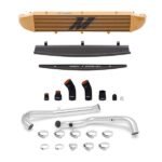 Mishimoto Ford Fiesta ST Intercooler Kit, 2014-2019 Polished Pipes, Gold Cooler