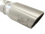 aFe MACHForce XP 5in DPF-Back Stainless Steel Exh Sys, polished tip,Ford Diesel Trucks 11-14 V8-6.7L - Image 2