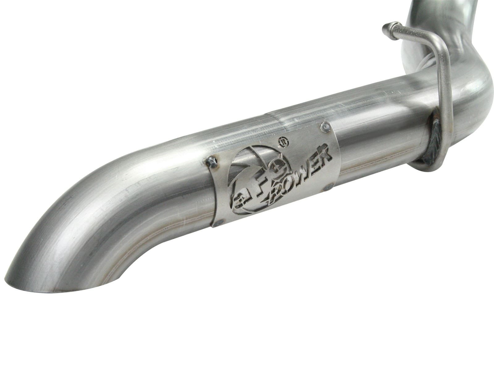 dd091916b843349b8b3a862783e9b5a9.jpg aFe MACHForce XP Exhaust Cat-Back SS-409 04-06 Jeep Wrangler TJ Unl L6 4.0L 2.5in Off-Road No Tip - Image 1