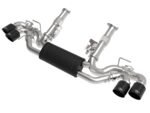 aFe MACH Force-Xp 3in to 2-1/2in 304SS Cat-Back 2020 Chevy Corvette (C8) 6.2L - Black Tip - Image 5