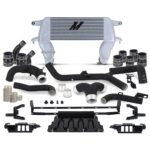 Mishimoto High-mount Intercooler Kit, fits 2021+ Ford Bronco 2.7L, Silver Intercooler