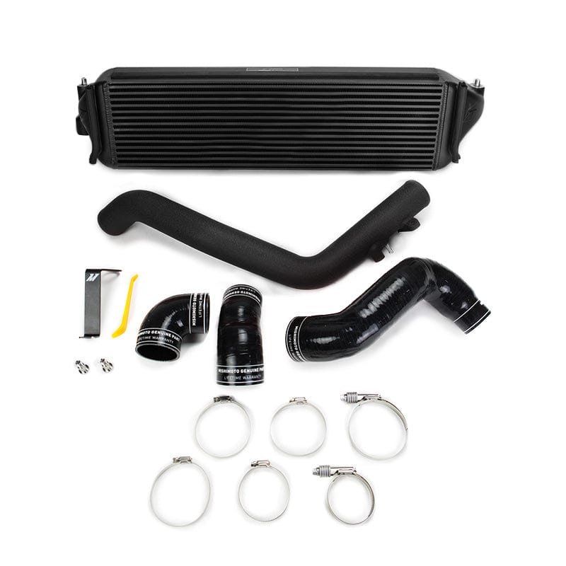 dee088ff3aa23.jpg Mishimoto 2017+ Honda Civic Type R Intercooler Kit - Black Intercooler Black Pipes - Image 1