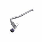 MBRP 12-22 Subaru BRZ 17-22 Toyota GR86 Stainless Steel 3in Cat-Back-Single Rear Exit w Burnt Tip