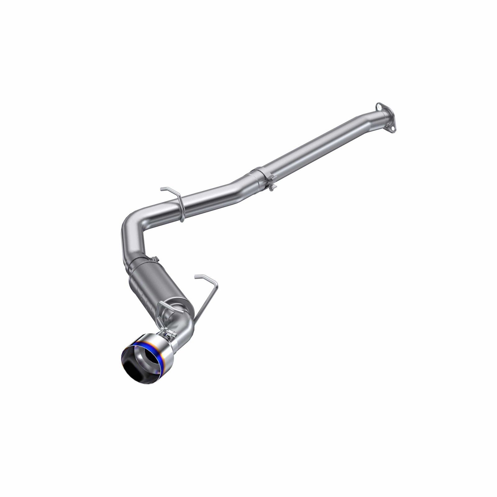 e362ada0825f8.jpg MBRP 12-22 Subaru BRZ 17-22 Toyota GR86 Stainless Steel 3in Cat-Back-Single Rear Exit w Burnt Tip - Image 1