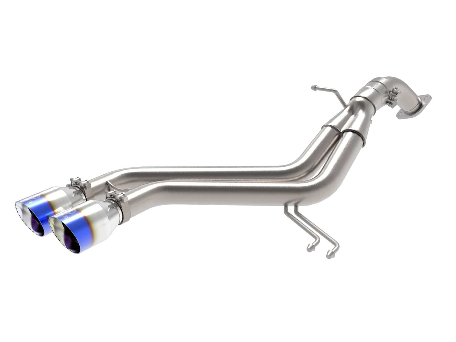 e3a5fb915f21148ae015dd512ceeca0c.jpg aFe Takeda 13-17 Hyundai Veloster L4-1.6L 2-1/2in 304 SS Axle-Back Exhaust w/ Blue Flame Tips - Image 1
