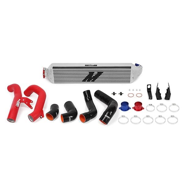 e480436c91200.jpg Mishimoto 2016+ Honda Civic 1.5T / 2017+ Honda Civic Si Silver Intercooler Kit w/Red Pipes - Image 1