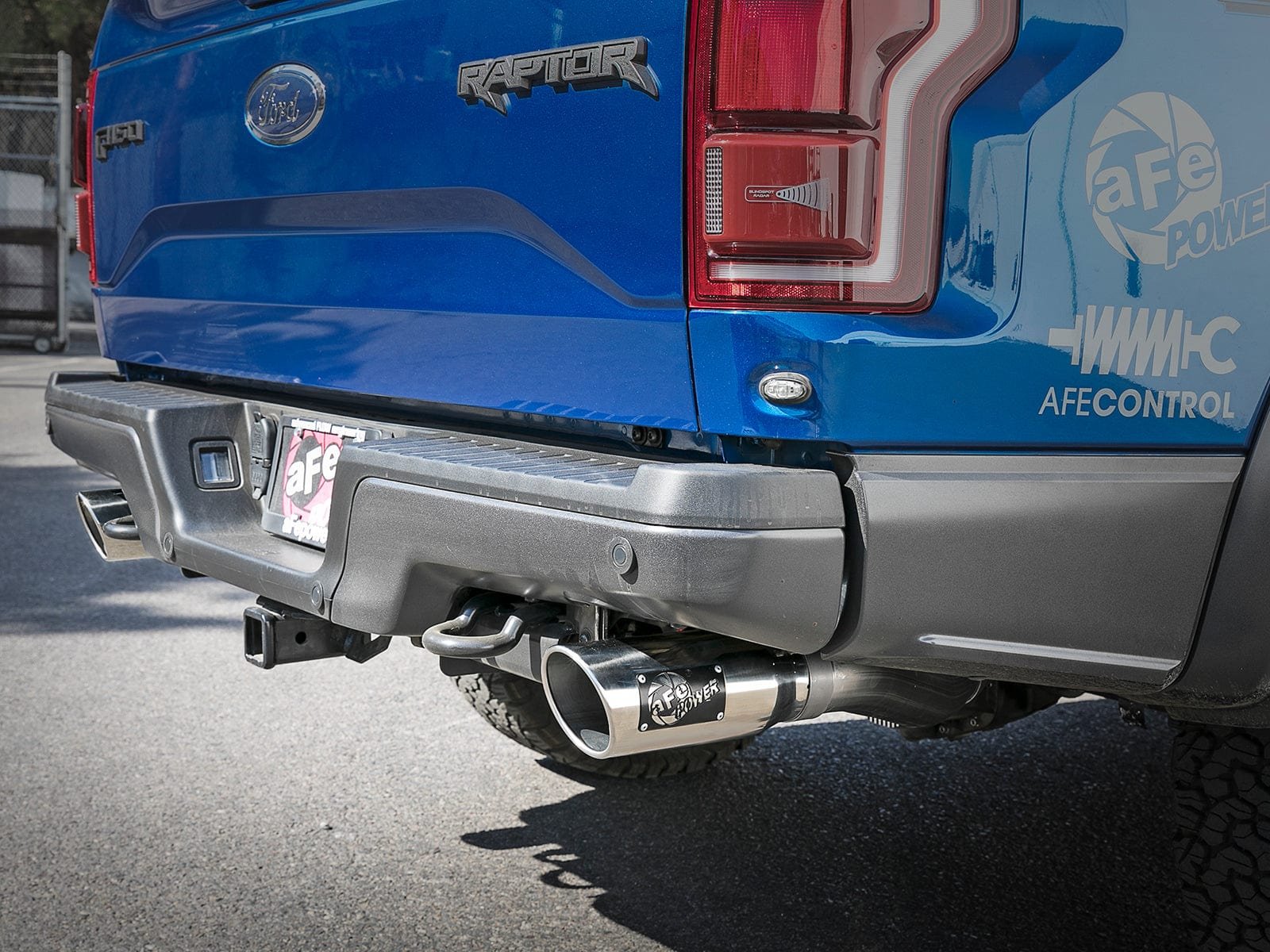 e48e48a95e777f911ec6e4e2d92aab15.jpg aFe MACHForce-XP 3in to 3-1/2in 304 SS Cat-Back Exhaust w/Polished Tips 17-18 Ford F-150 Raptor 3.5L - Image 1