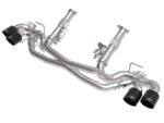 AFe MACH Force-Xp 304 Stainless Steel Cat-Back Exhaust Black 2020 Chevrolet Corvette C8 - Image 6