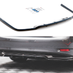 Maxton Design Central Rear Splitter - (With Vertical Bars) Lexus GS F Sport Hybrid L10