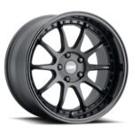ESR Wheels CS12 18" 5x110 (Custom Drill) Matte Black w/ Gloss Black