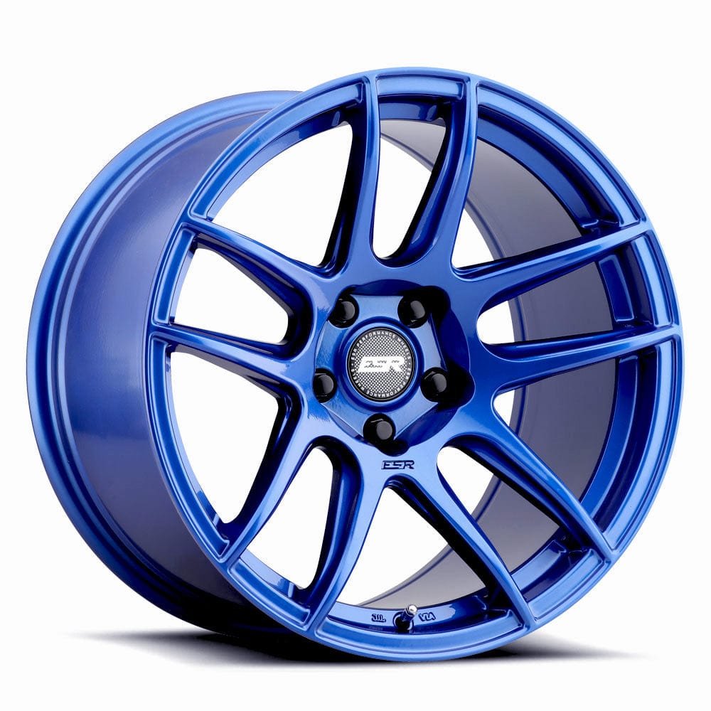 esr-cs8-wheel-5lug-gloss-apex-blue-18x10-5-1000_d5dbba31-c19a-41eb-886b-7275f93ea2dd.jpg ESR Wheels CS8 19" 5x110 (Custom Drill) Gloss Apex Blue w/ Gloss Apex Blue - Image 1