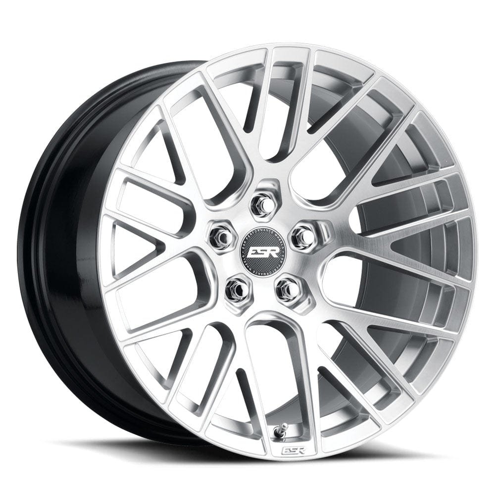 esr-rf11-wheel-5lug-brushed-titanium-18x10-5-1000_7a25857d-c9cd-4355-8dba-1d220334e661.jpg ESR Wheels RF11 20" 5x110 (Custom Drill) Hyper Silver w/ Hyper Silver - Image 1