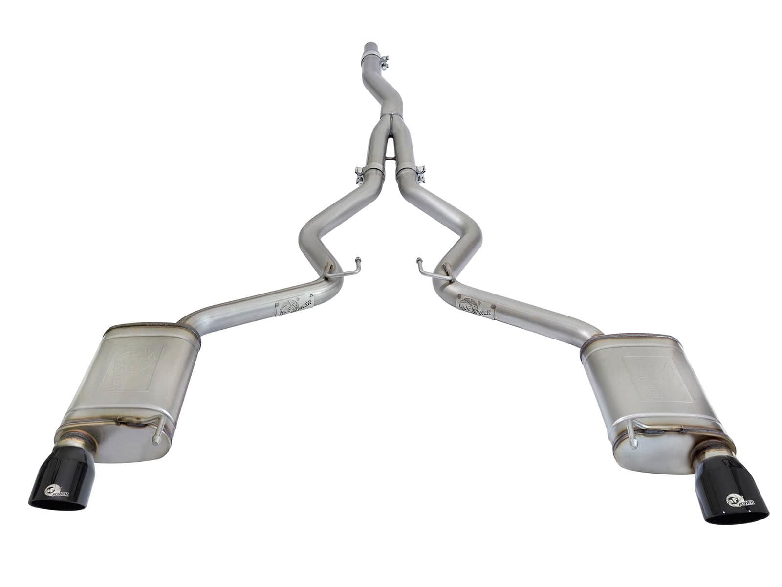 f4825992870040907fe6a27cb2230ef0.jpg aFe MACHForce XP Exhausts Cat-Back SS-304 EXH w/ Black Tips 15-16 Ford Mustang EcoBoost 2.3L (t) - Image 1