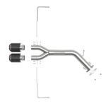 aFe Takeda 3in-2.5in 304 SS Axle-Back Exhaust w/ Carbon Tip 19-20 Hyundai Veloster I4-1.6L(t)