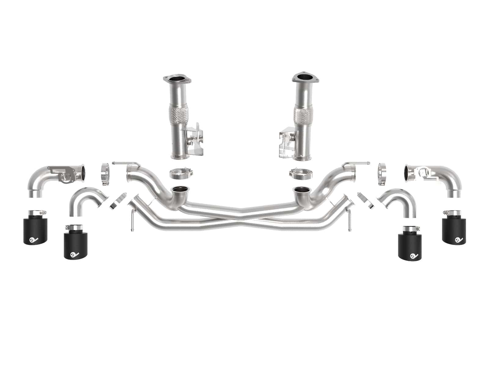 f842a1e01d19e2a3d176dcf080d1d273.jpg AFe MACH Force-Xp 304 Stainless Steel Cat-Back Exhaust Black 2020 Chevrolet Corvette C8 - Image 1