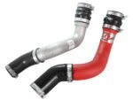 aFe BladeRunner 3in Red Intercooler Tubes Hot & Cold Side Kit for 13-14 Dodge RAM Diesel 6.7L (td) - Image 3