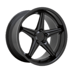 TSW Cast Launch 20" 5x115 Matte Black W/ Gloss Black Lip - Image 2