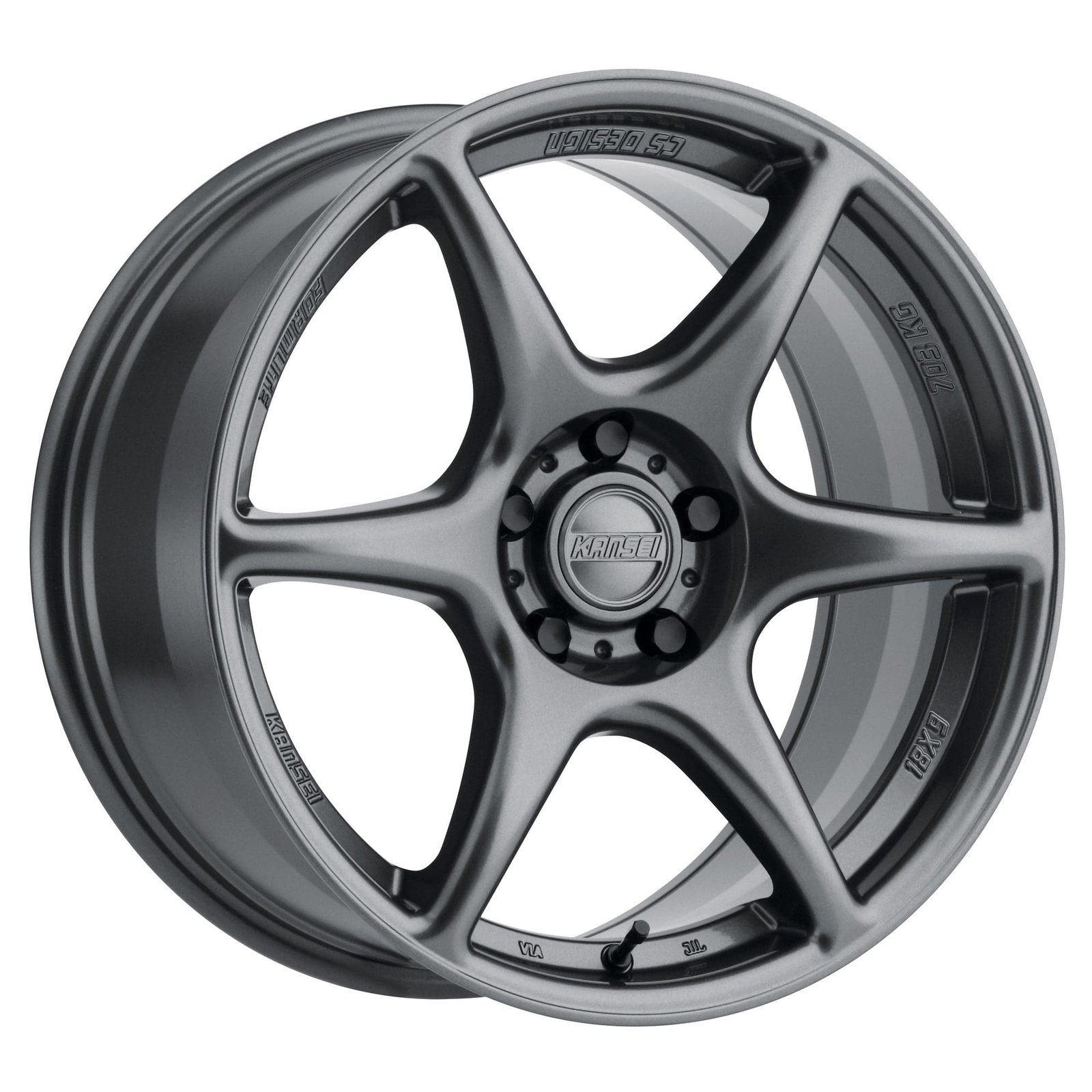 raceline-tandem-wheel-5lug-gunmetal-18x9_2000x_b1d13118-0392-4f14-a85b-a0c8f3f5af28.jpg Kansei Tandem 18" 5x112 Gunmetal - Image 1