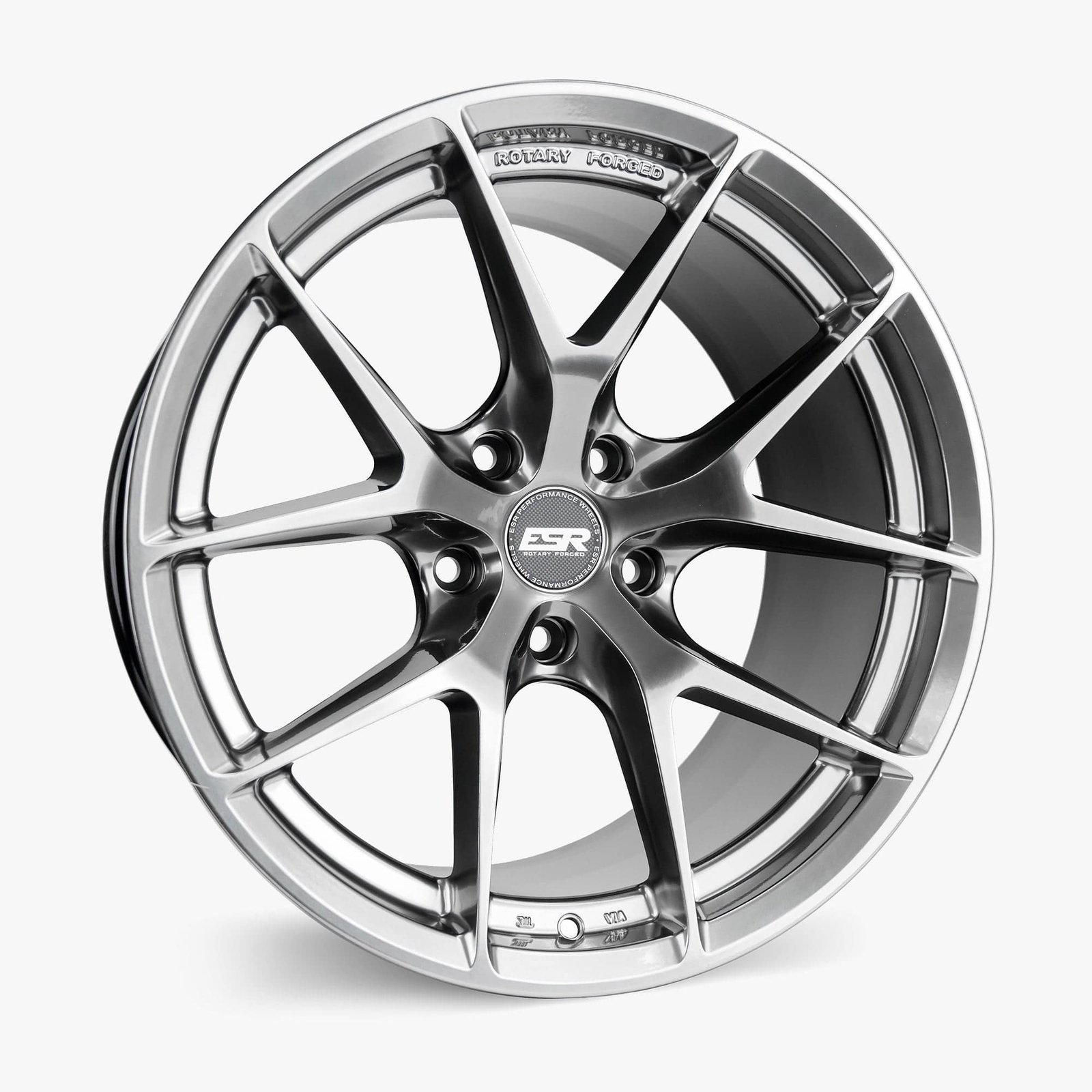 rf2-hyper-black_0282a2ca-b6c2-486f-aaaa-a389161f5d42.jpg ESR Wheels RF2 18" 5x112 (Custom Drill) Hyper Black w/ Hyper Black - Image 1