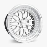 ESR Wheels SR1 19" 5x120 (Custom Drill) Hyper Silver w/ Machined Lip