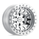 Black Rhino Wheels Primm 17" 8x180 Silver W/ Mirror Face & Machined Ring