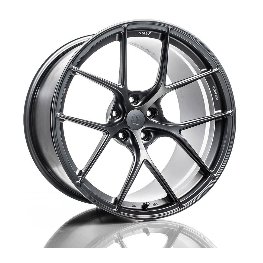 wheel_bc93fd2e-370f-478d-b8f2-ac9515b9d152.png Titan 7 T-S5 18" 5x112 Satin Titanium - Image 1